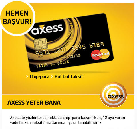 Akbank Axess Kredi Kartı Hızlı Başvuru Kanalları