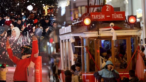 Taksim Ve Çevresinde Hayat Normale Döndü