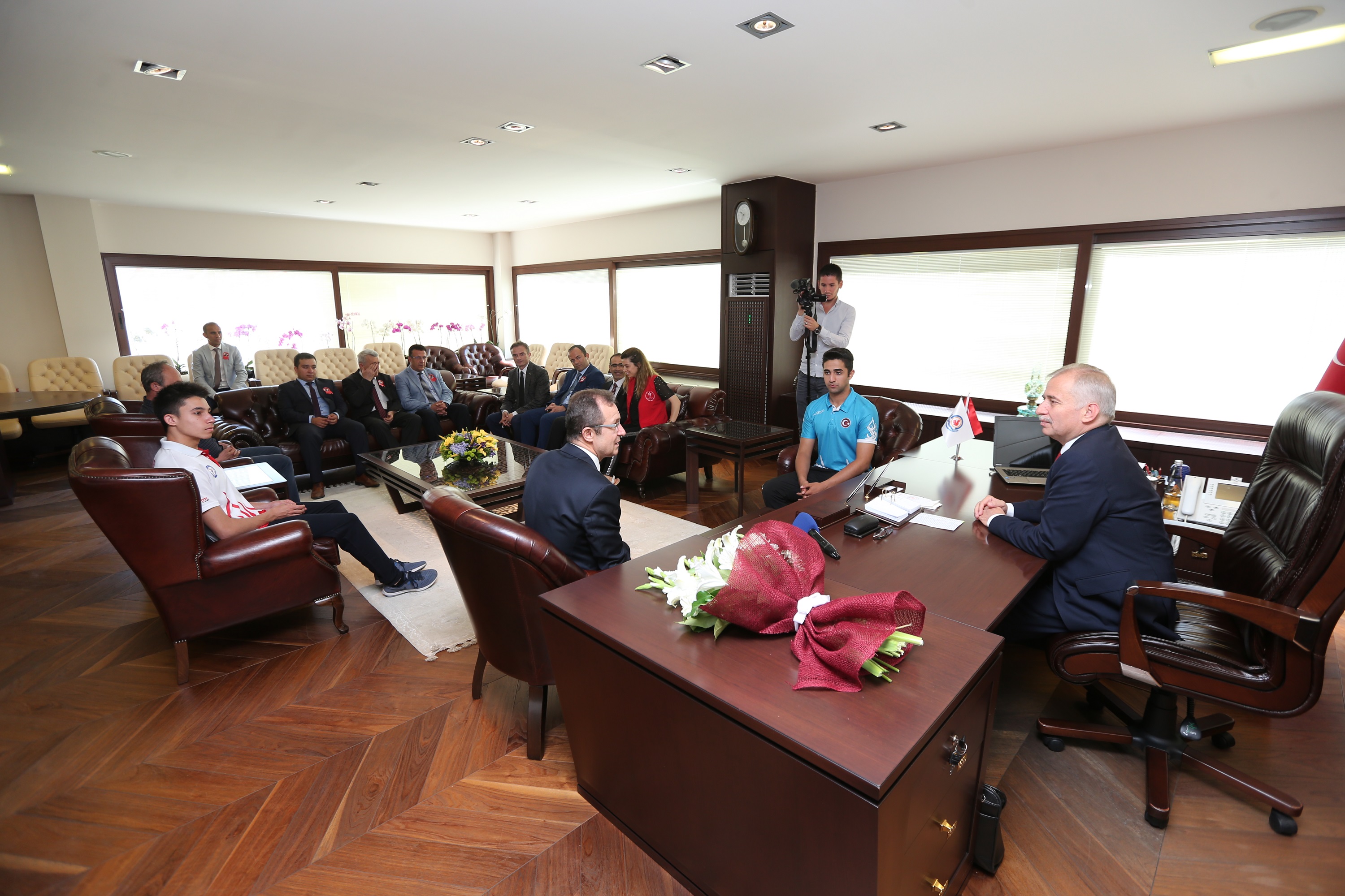 Başkan Osman Zolan’a Gençlik Haftası ziyareti