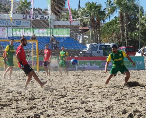 Plaj Futbolu Ligi Türkiye finalleri devam ediyor