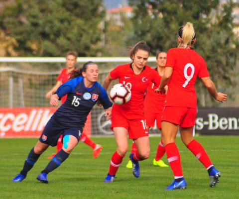 Kadın A Milli Takımı, Slovakya ile 0-0 berabere kaldı