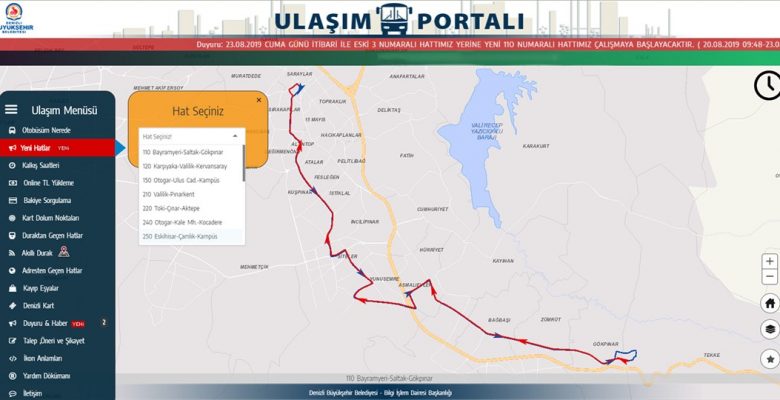 Okullar açılıyor, otobüs hatları ve sefer sayıları artıyor