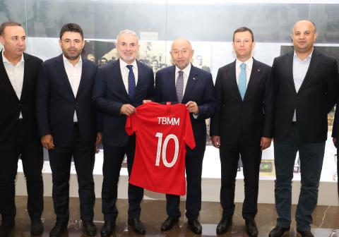 TBMM Parlamenterler Spor Kulübü’nden Nihat Özdemir’e ziyaret