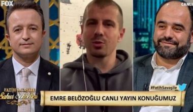 Emre Belözoğlu sahur programına katıldı