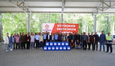 Denzili Büyükşehir’den alabalık üreticilerine dezenfeksiyon desteği