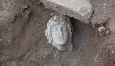 Defne taçlı Apollon başı ortaya çıkarıldı