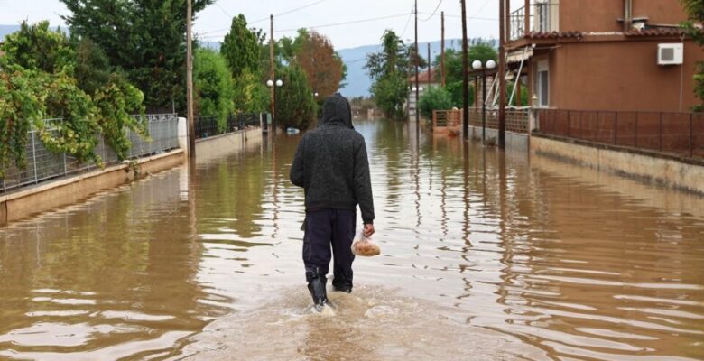 Tesalya’daki sel mağdurlarına sel desteği