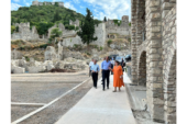 Antik Mystras bölgesinde yangın tatbikatı düzenlendi