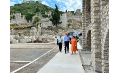 Antik Mystras bölgesinde yangın tatbikatı düzenlendi