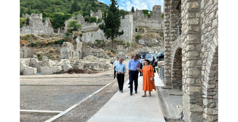 Antik Mystras bölgesinde yangın tatbikatı düzenlendi