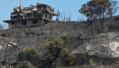 Yunanistan’da bu yıl yaklaşık 45 bin hektarlık alan yandı