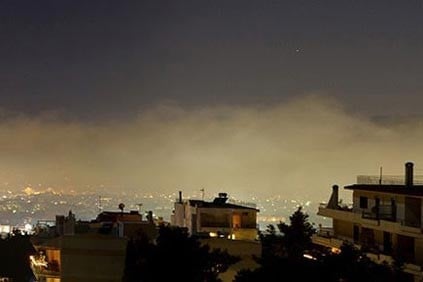 Yunan başkenti artan oksidatif kirlilik riskiyle karşı karşıya