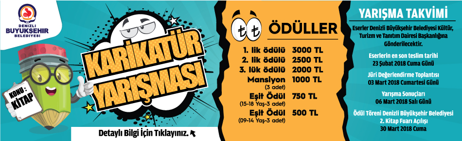 Denizli Büyükşehir Belediyesi Karikatür Yarışması