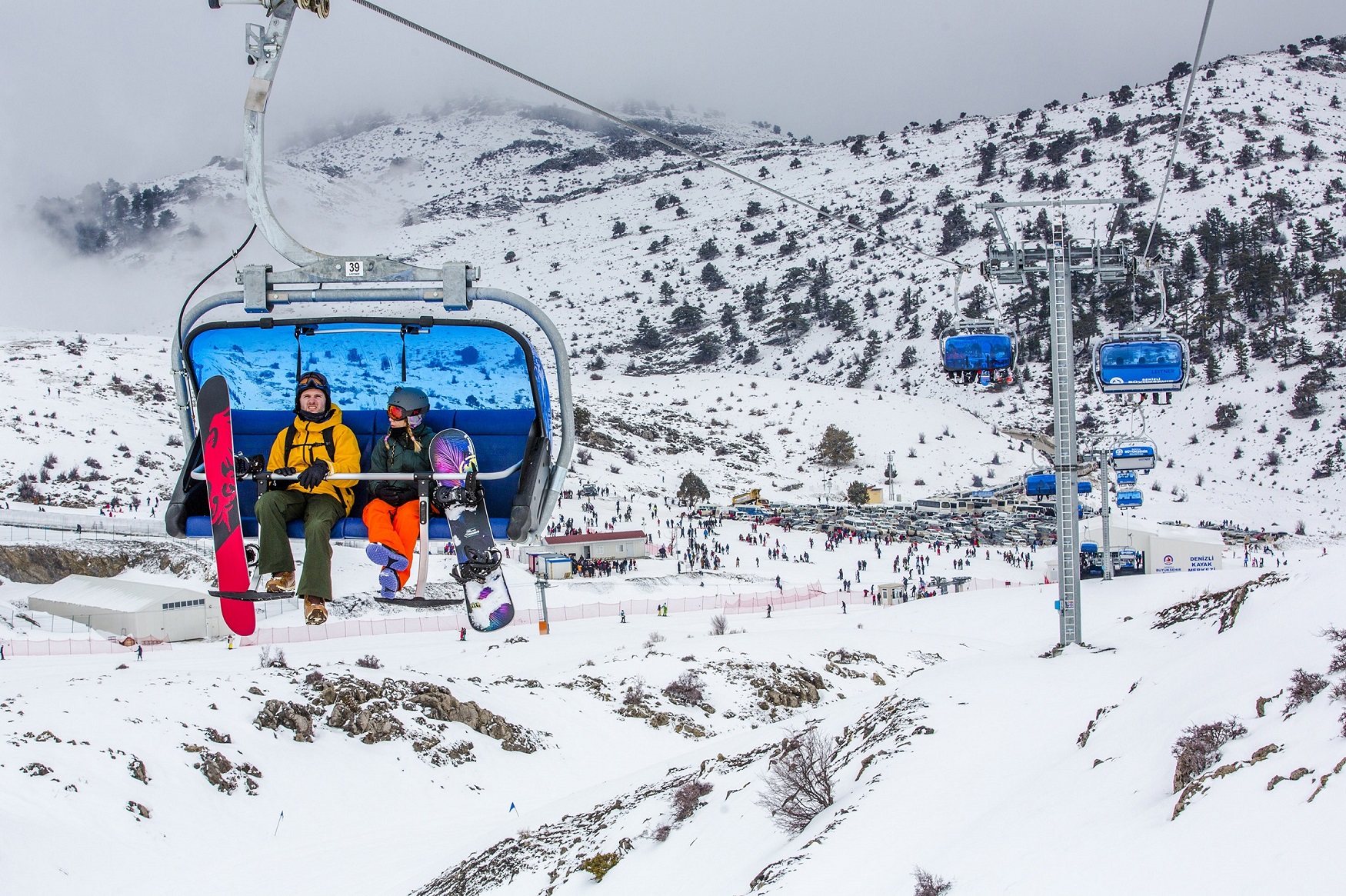 Kış turizminin yeni gözdesi: Denizli Kayak Merkezi