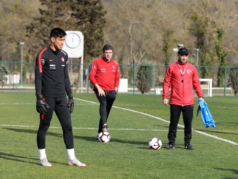 Ümit Milli Takım, Arnavutluk maçı hazırlıklarını sürdürdü