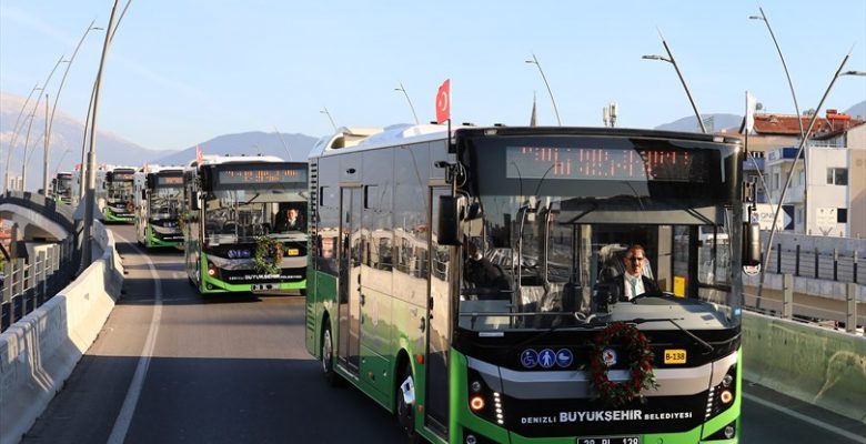 Denizli’de 19 Yeni Otobüs Hattı Açıldı