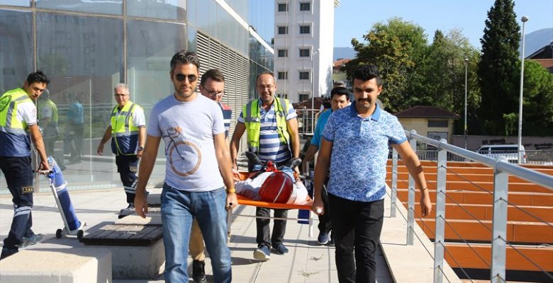 Denizli Büyükşehir’den gerçeği aratmayan tatbikat