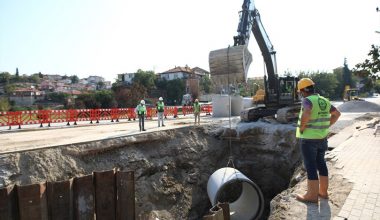 Vatandaşlardan alt yapı çalışmasına tam destek