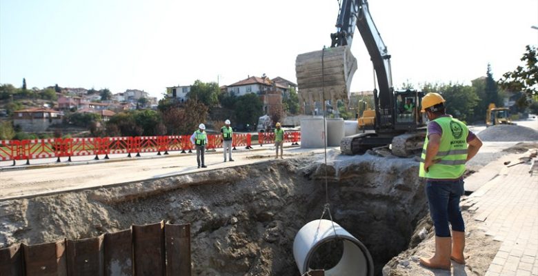 Vatandaşlardan alt yapı çalışmasına tam destek