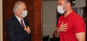 Avrupa Şampiyonu’ndan Başkan Zolan’a ziyaret