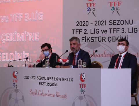 TFF 2. Lig ve TFF 3. Lig fikstür çekimi yapıldı