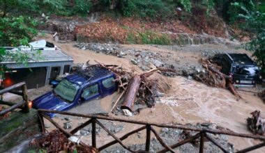 Uzman, Pelion Dağı’nda ‘gerçek dışı’ düzeyde yağmur yağdığını söylüyor