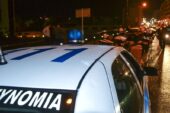 Agia Varvara’da el bombası patlaması araçlara zarar verdi