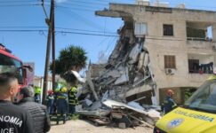 Kıbrıs’ta bina çökmesi sonrası kurtarma çalışmaları sürüyor