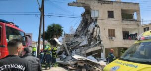 Kıbrıs’ta bina çökmesi sonrası kurtarma çalışmaları sürüyor Kıbrıs’ta bina çökmesi sonrası kurtarma çalışmaları sürüyor